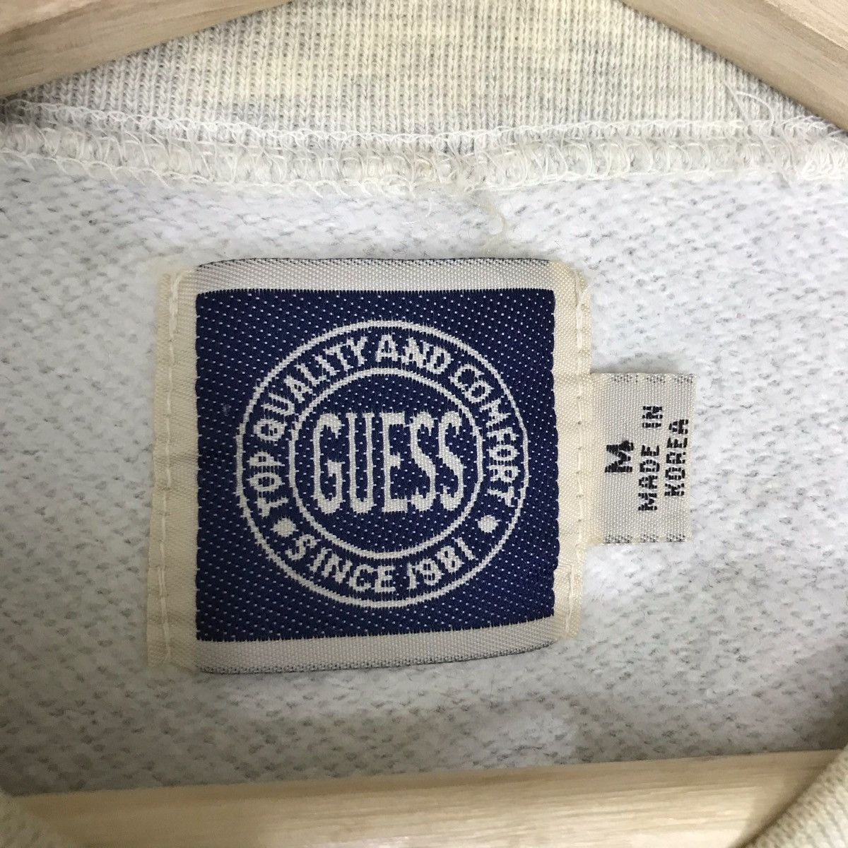 Guess GUESS JEANS EMBROIDERED Silver Sweatshirt Size US M / EU 48-50 / 2 - 4 Thumbnail