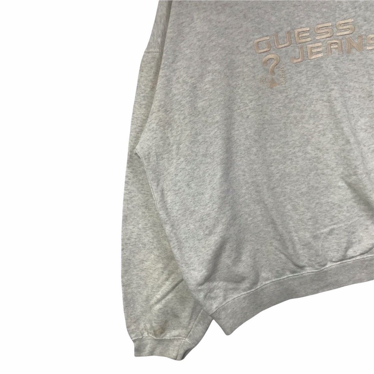 Guess GUESS JEANS EMBROIDERED Silver Sweatshirt Size US M / EU 48-50 / 2 - 5 Thumbnail