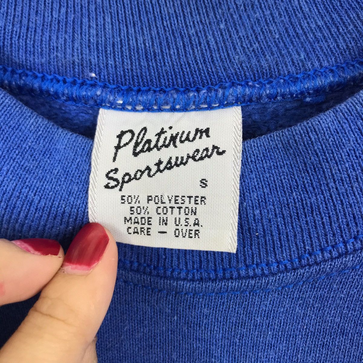 Vintage Vintage 90s FRANKLIN SIMPSON WILDCATS School Usa Sweatshirt Size US S / EU 44-46 / 1 - 4 Thumbnail
