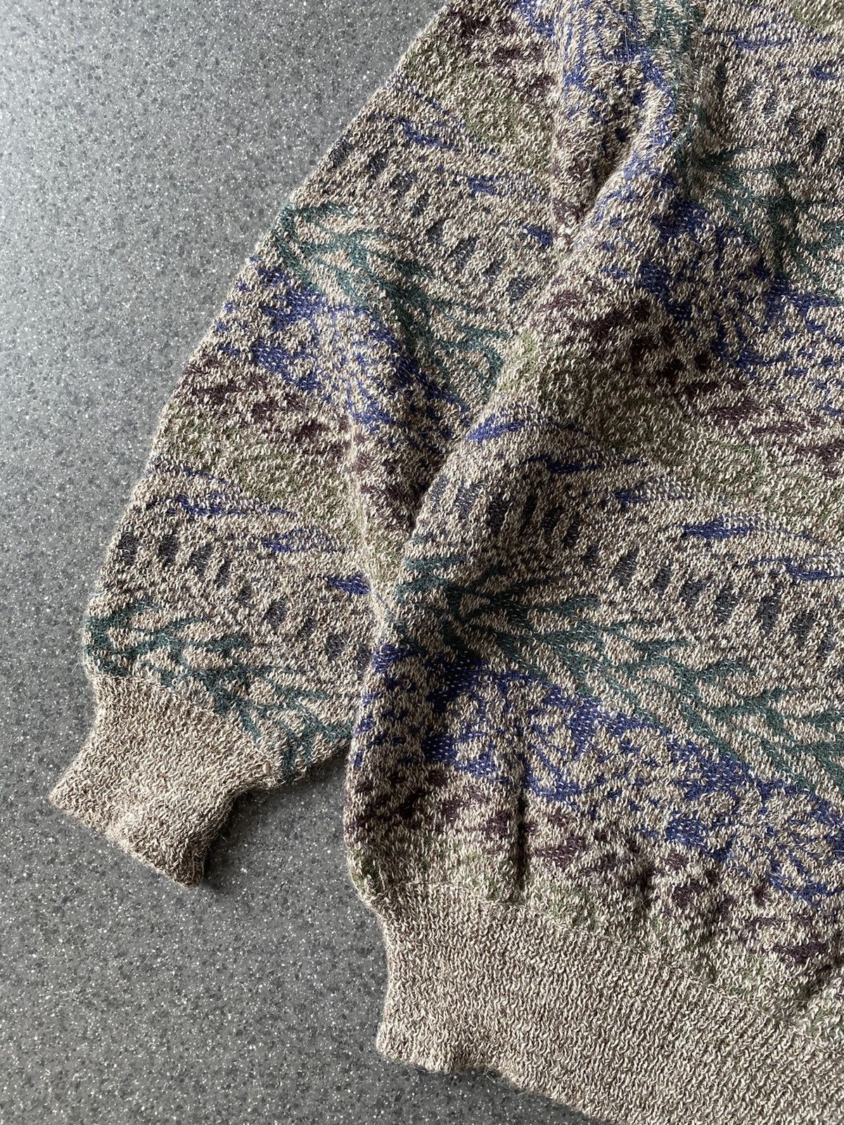 Missoni × Vintage Vintage Missoni Uomo Alpaca Knit V-Neck Sweater Size US L / EU 52-54 / 3 - 2 Thumbnail