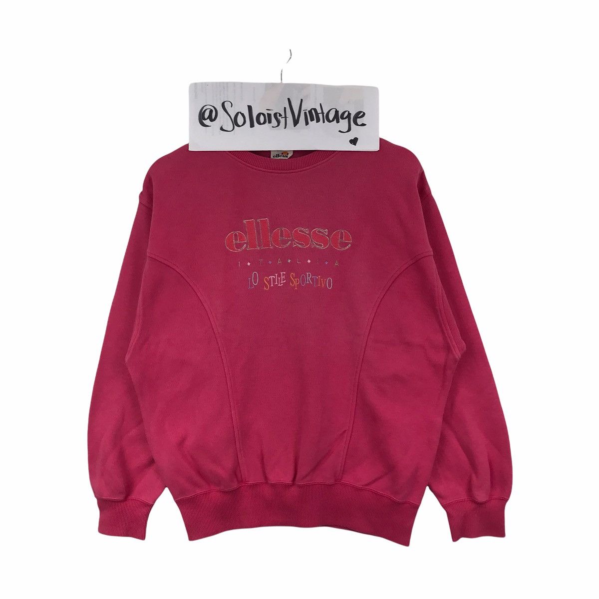 Ellesse Vintage ELLESSE SPORTIVO TENNIS Embroidered Sweatshirt Size US S / EU 44-46 / 1 - 1 Thumbnail