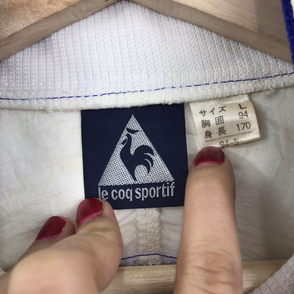 Le Coq Sportif Vintage LE COQ SPORTIF Sport Windbreaker Jacket Size US L / EU 52-54 / 3 - 4 Thumbnail