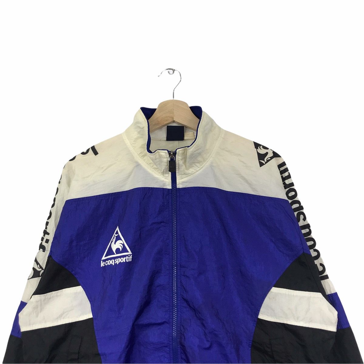 Le Coq Sportif Vintage LE COQ SPORTIF Sport Windbreaker Jacket Size US L / EU 52-54 / 3 - 3 Thumbnail