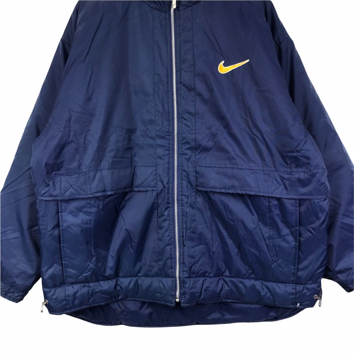 Nike Vintage NIKE SWOOSH Streetwear Hip Hop Puffer Jacket Size US L / EU 52-54 / 3 - 5 Thumbnail
