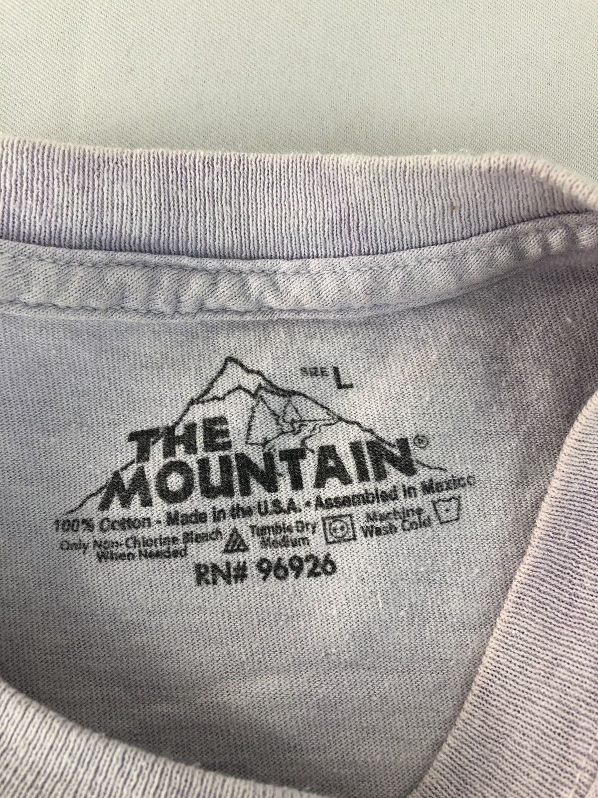 The Mountain × Vintage The Mountain Usa Made Big White Kitten Tye Dye Printed Tee Size US XL / EU 56 / 4 - 5 Thumbnail