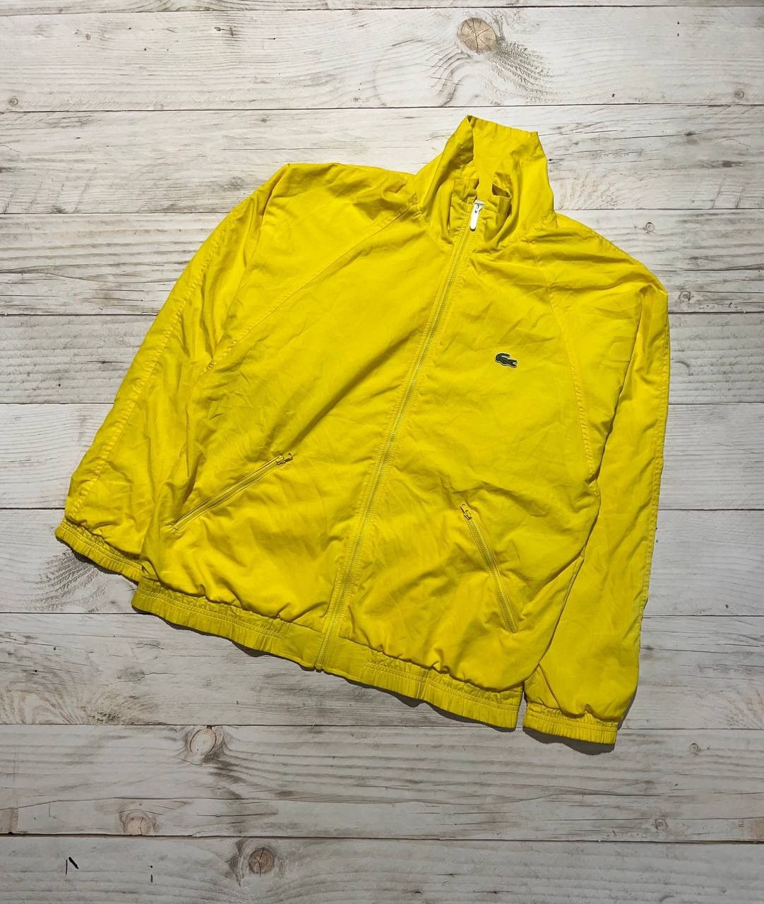 Lacoste Vintage Lacoste Sport Track Jacket Nylon Drill Size US M / EU 48-50 / 2 - 1 Thumbnail
