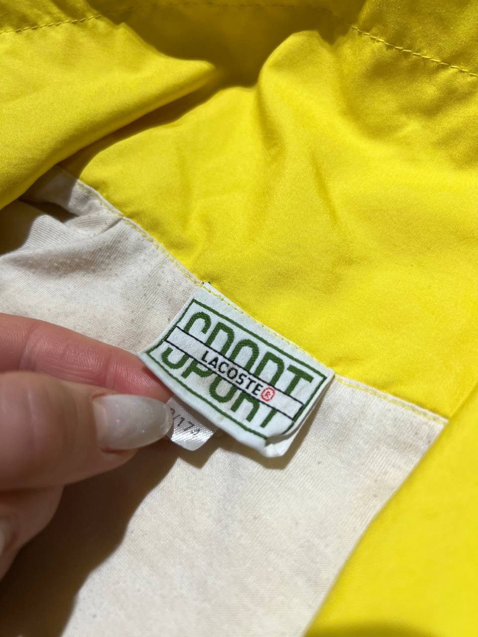 Lacoste Vintage Lacoste Sport Track Jacket Nylon Drill Size US M / EU 48-50 / 2 - 5 Thumbnail