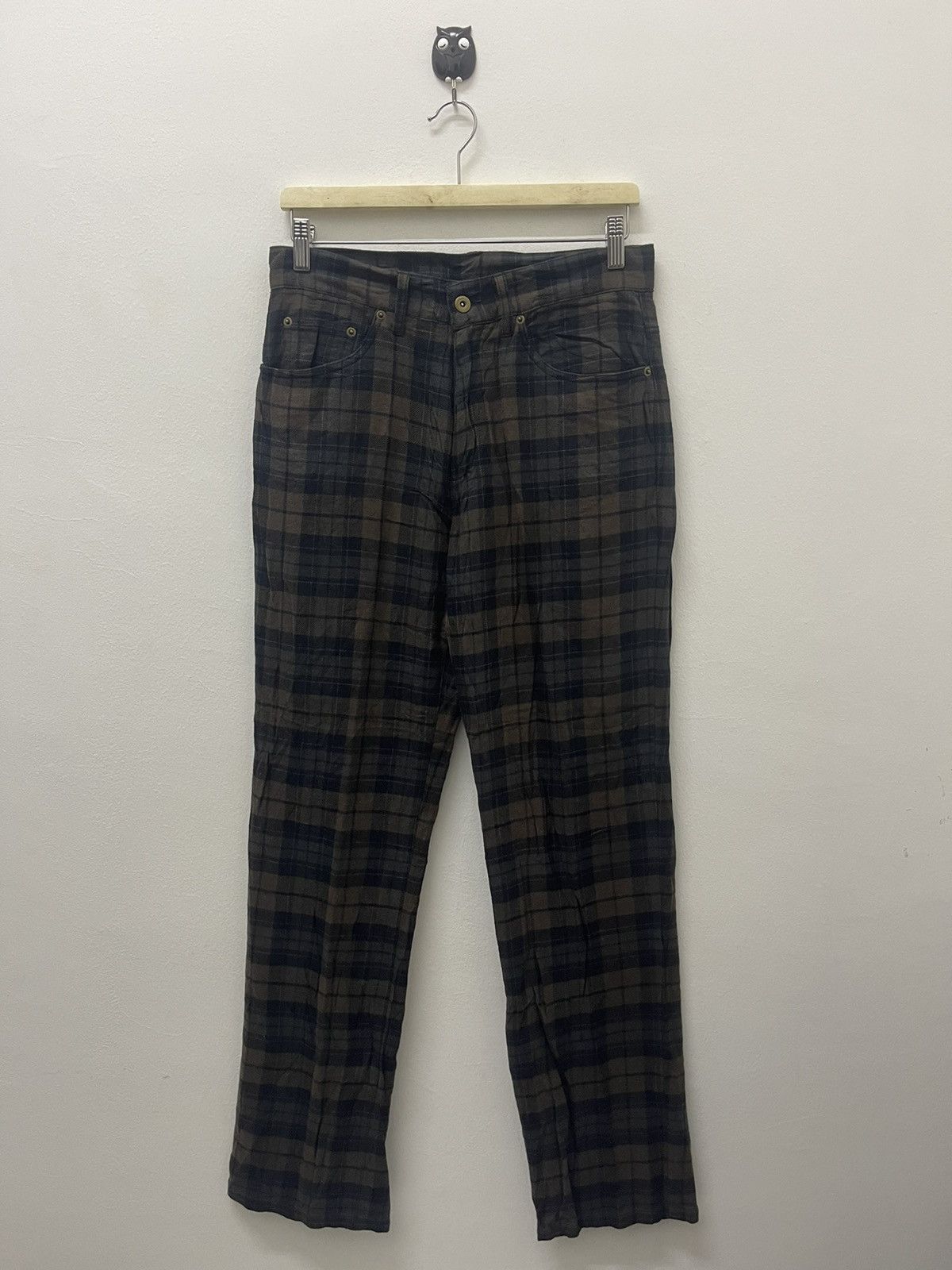 Woolrich Woolen Mills Rare WOOLRICH Plaid Tartan Pant Size US 29 - 4 Thumbnail