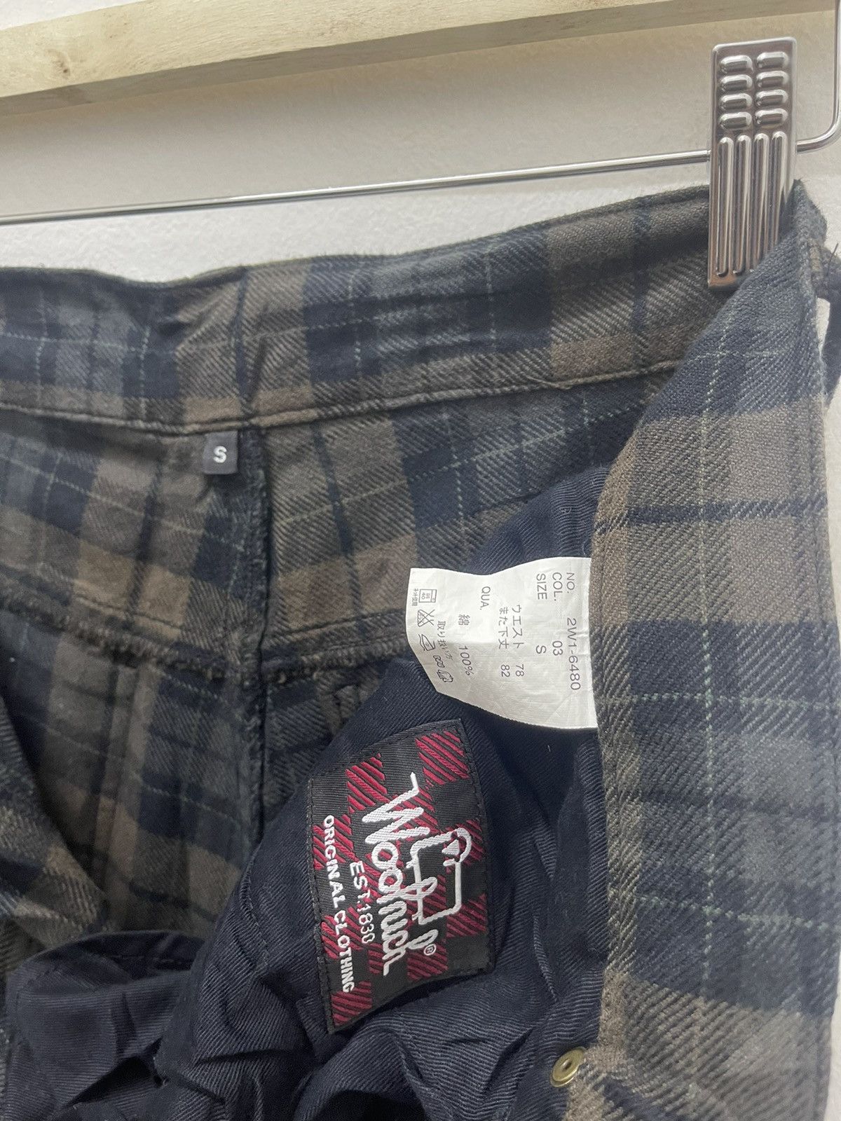 Woolrich Woolen Mills Rare WOOLRICH Plaid Tartan Pant Size US 29 - 7 Thumbnail