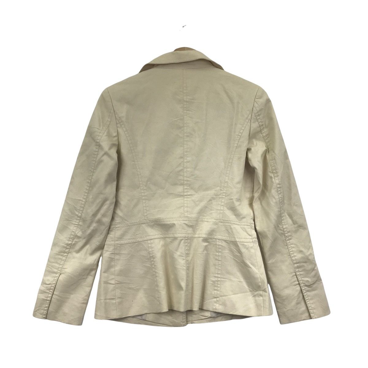 Japanese Brand KUMIKYOKU ONWARD Japanese Brand Beige Coat Jacket Size US S / EU 44-46 / 1 - 7 Thumbnail