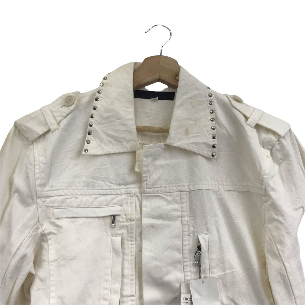 Japanese Brand STYLE EMOTION Japanese Brand Beads Denim Jeans Jacket Size US S / EU 44-46 / 1 - 2 Thumbnail