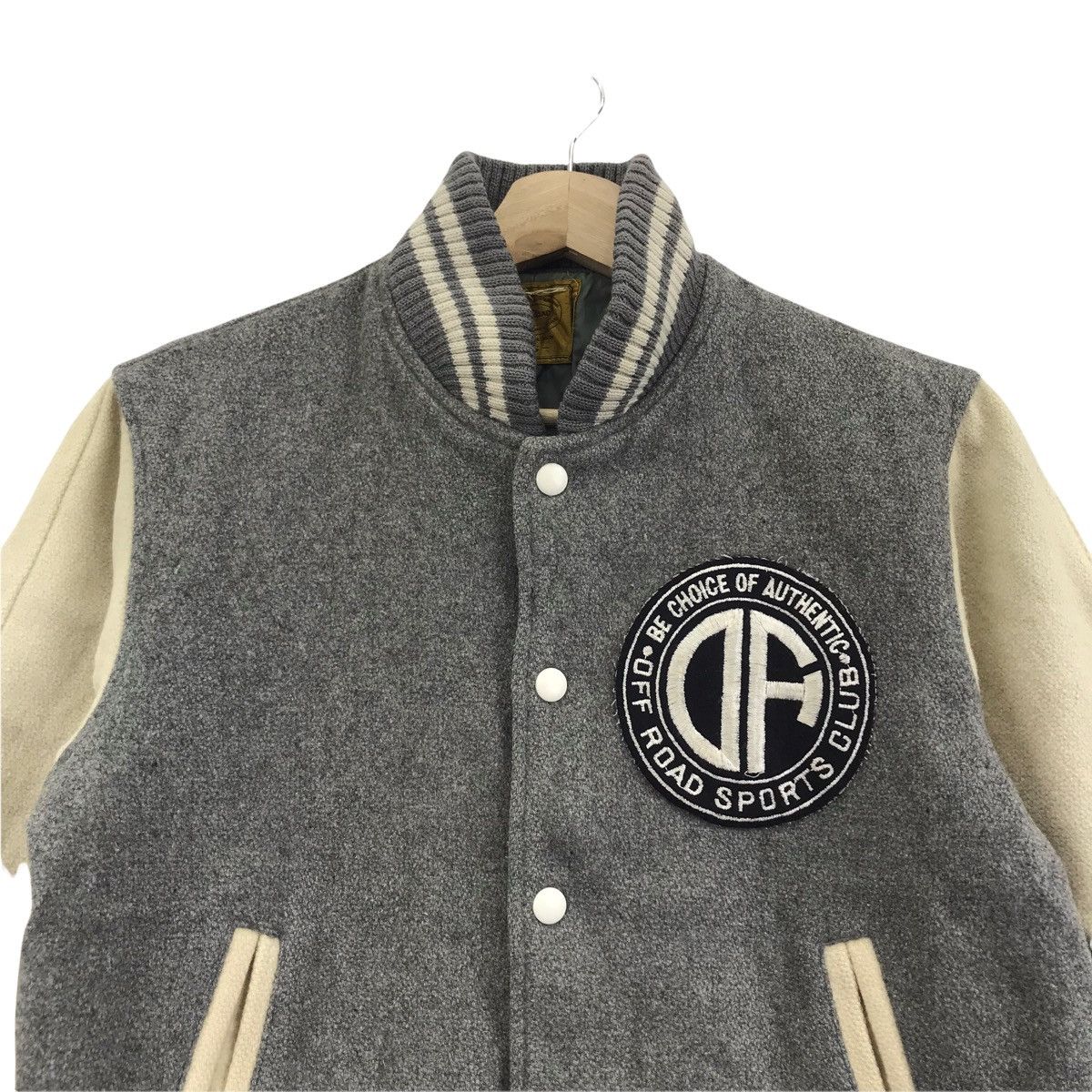 Vintage OFF ROAD SPORTS Club Coach Varsity Wool Jacket Size US S / EU 44-46 / 1 - 2 Thumbnail