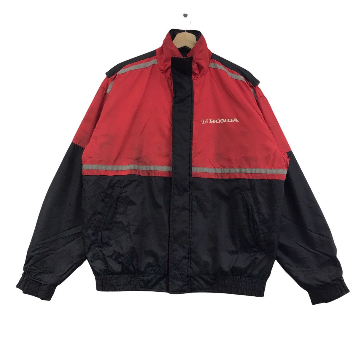 Honda HONDA RACING TEAM Formula One F1 Car Bomber Jacket Size US XL / EU 56 / 4 - 3 Thumbnail