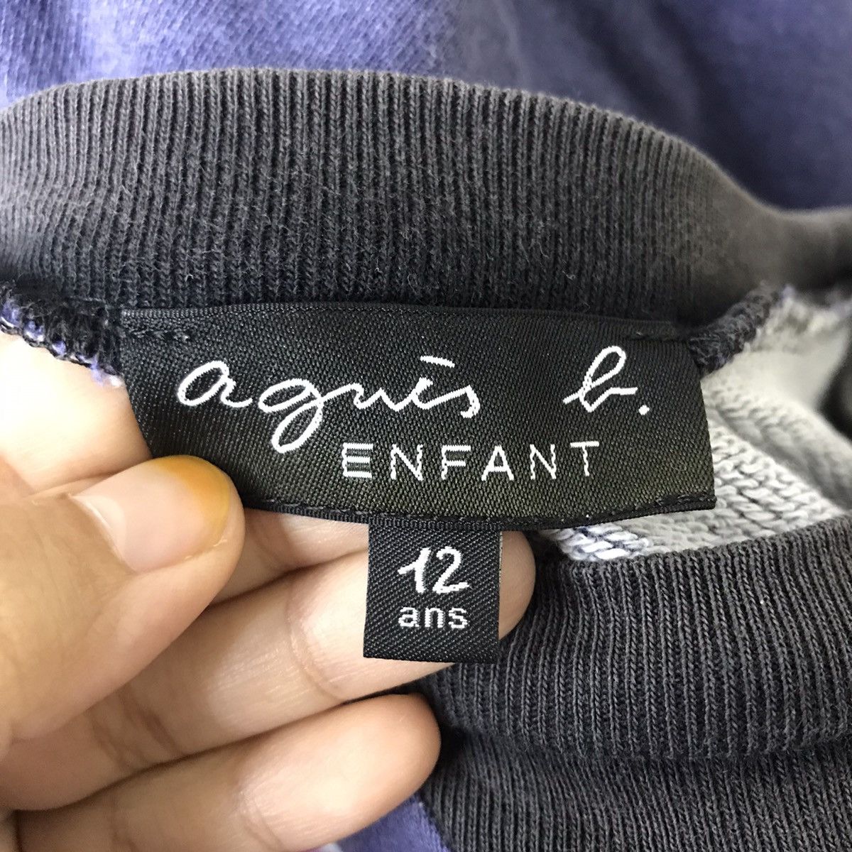 agnes b. AGNES B Enfant Japanese Brand Blue Sweatshirt Size US XS / EU 42 / 0 - 5 Thumbnail