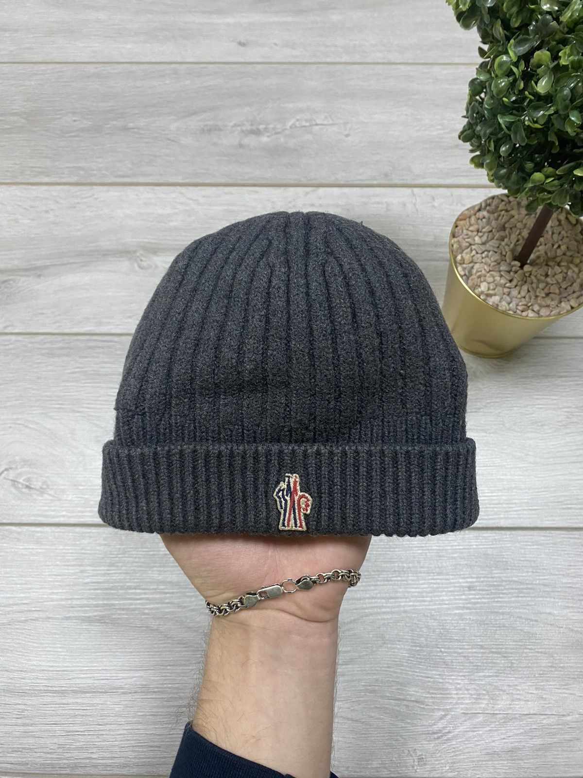 Moncler Grenoble wool beanie hat