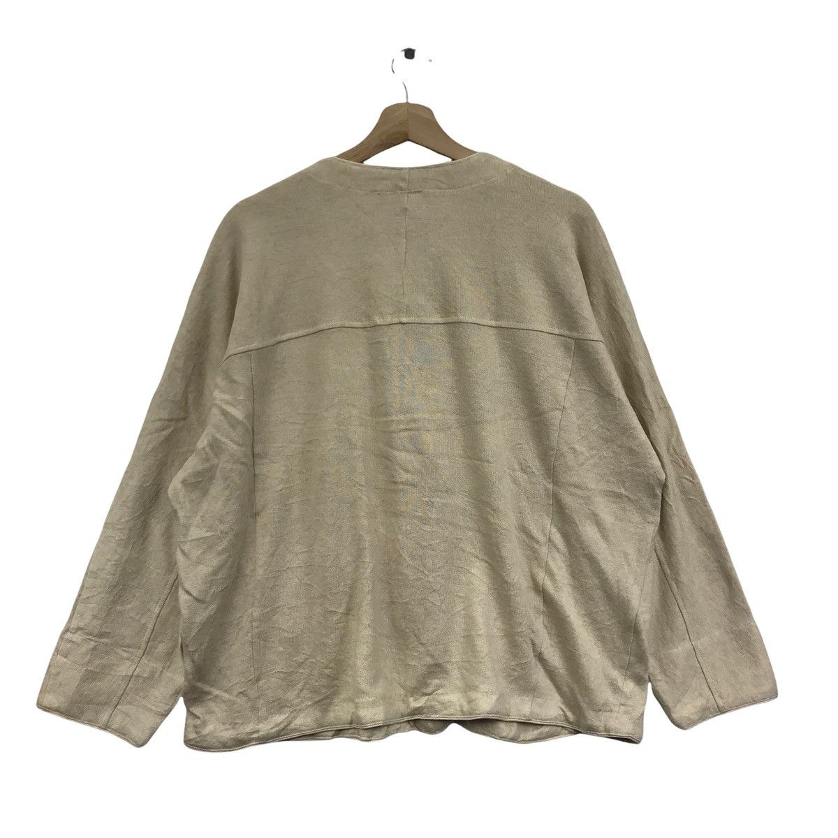 Japanese Brand LOISIR Japanese Brand Button Pockets Jumper Sweatshirt Size US XXL / EU 58 / 5 - 7 Thumbnail