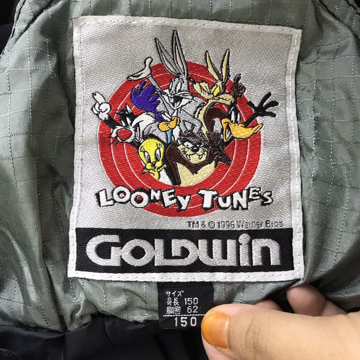 Vintage 1996 LOONEY TUNES X GOLDWIN Warner Bros Ski Snow Overalls Size US 26 / EU 42 - 4 Thumbnail