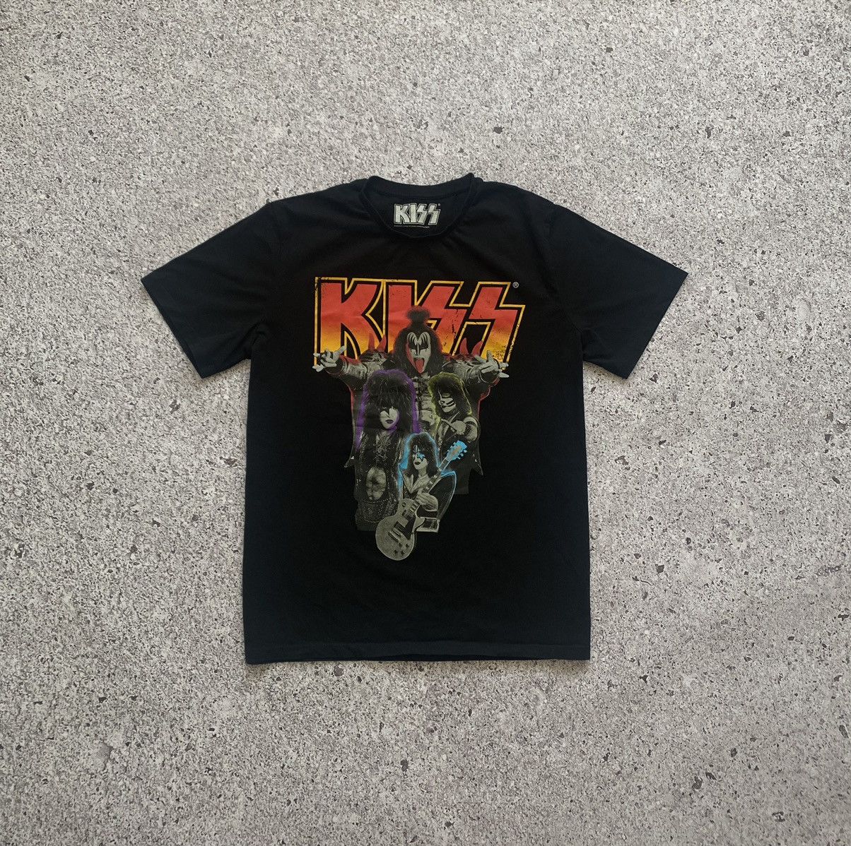 Band Tees × KISS Vintage Kiss Metal Rock Band Promo Tour T-shirt 2019 Size US XL / EU 56 / 4 - 1 Thumbnail