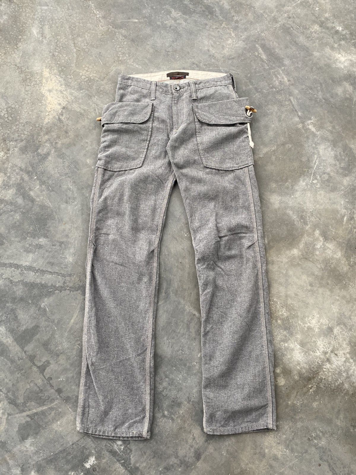 Japanese Brand Blue Way Cargo Pants Size US 29 - 1 Thumbnail