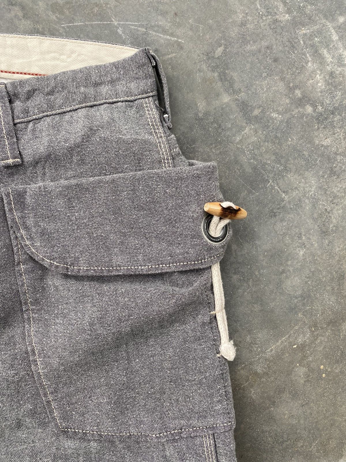 Japanese Brand Blue Way Cargo Pants Size US 29 - 5 Thumbnail