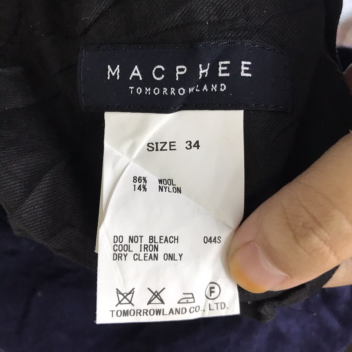 Japanese Brand MACPHEE TOMORROWLAND Japanese Brand Drawstrings Pant Size US 28 / EU 44 - 3 Thumbnail