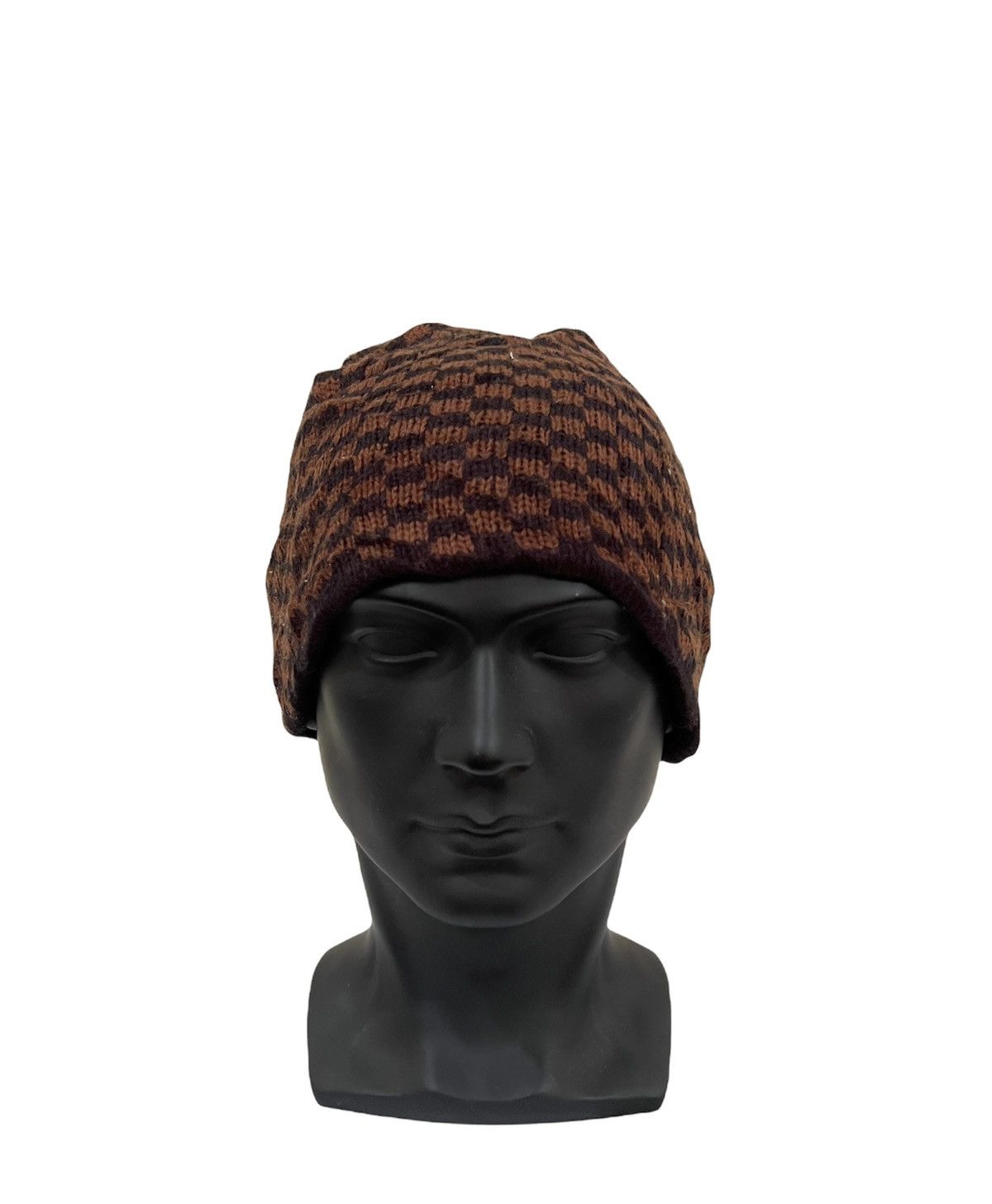Japanese Brand Plaid Tartan Skated Beanie Hat