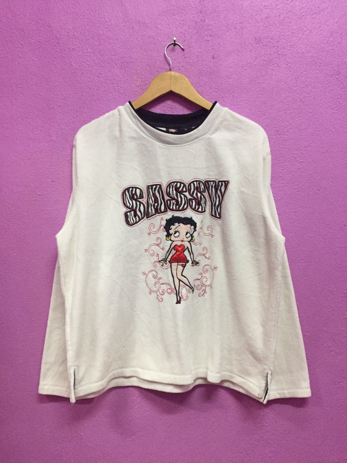 Cartoon Network Vintage 90’s Betty Boop Fleece Sweatshirts Size XL Size US XL / EU 56 / 4 - 1 Thumbnail