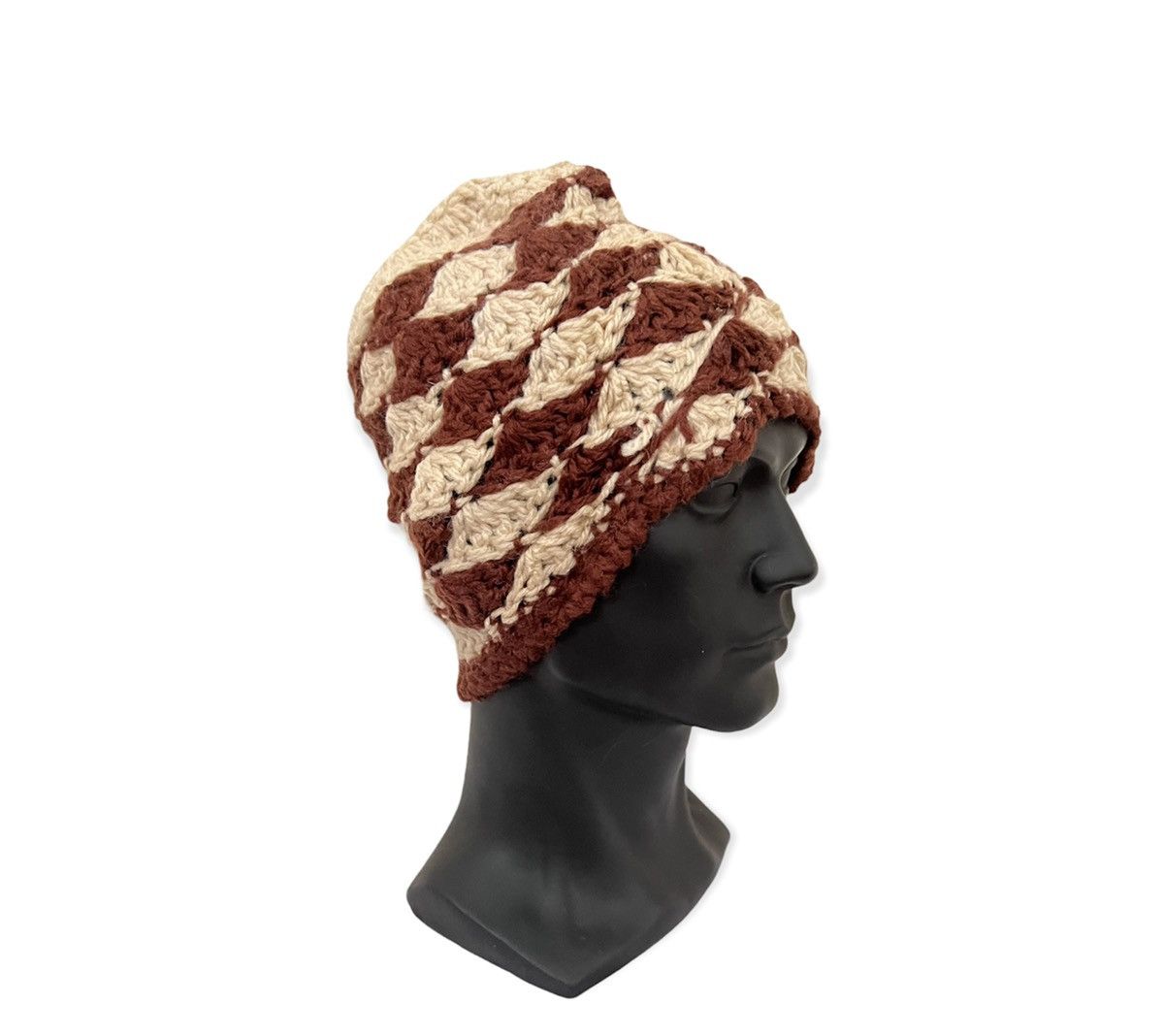 Vintage Vintage Knit Beanie Hat Size ONE SIZE - 1 Thumbnail