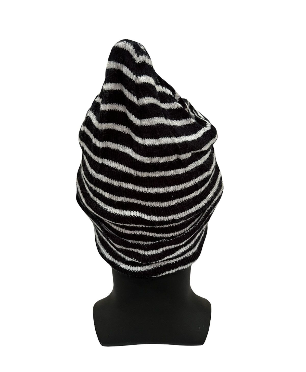 Japanese Brand Japanese Brand Stripe Jail Design Beanie Hat Size ONE SIZE - 4 Thumbnail