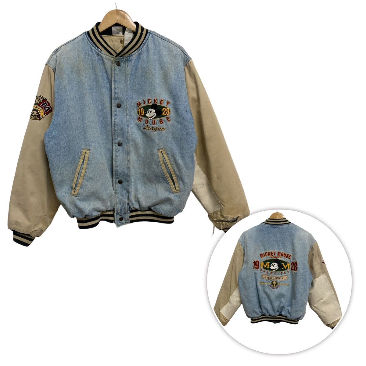 Vintage Disney Mickey bomber Jacket deals