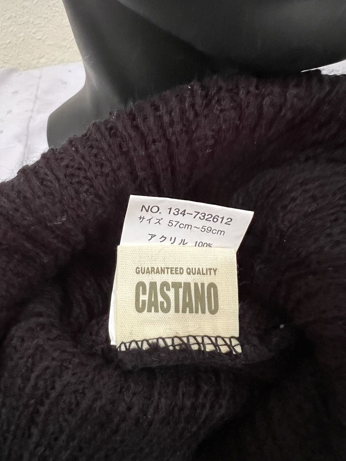 Japanese Brand Japanese Brand Castano Logo Beanie Hat Size ONE SIZE - 5 Thumbnail