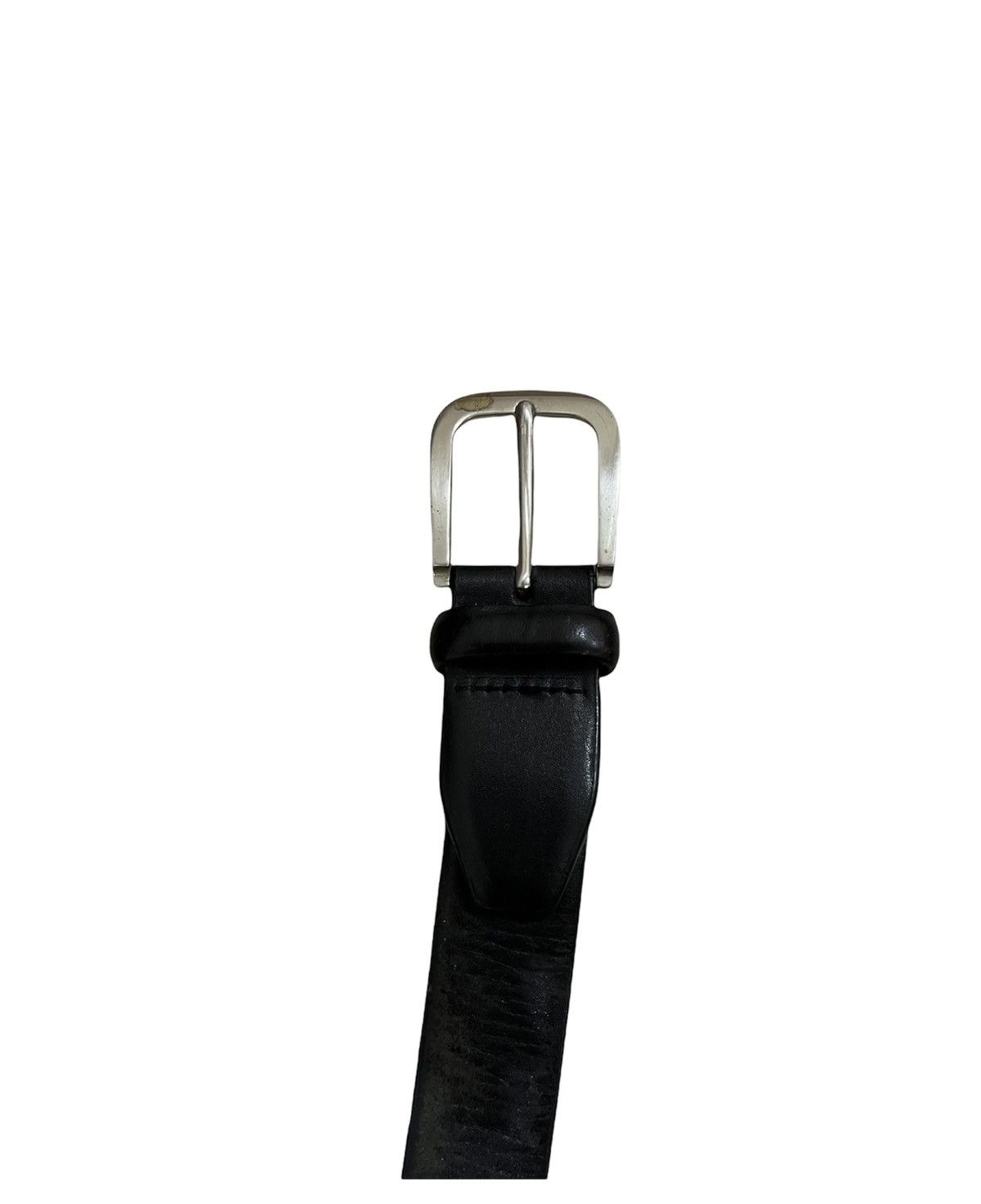 Leather × Vintage Vintage Leather Buckle Belt Size ONE SIZE - 2 Thumbnail