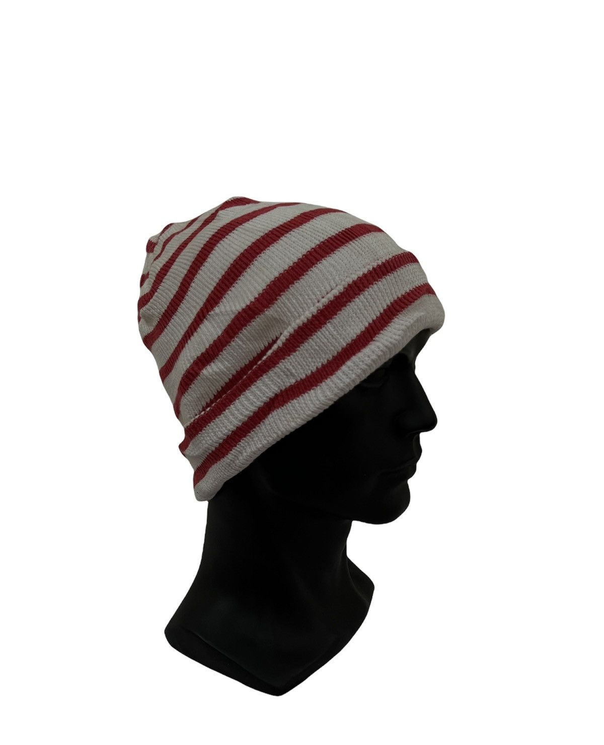 Vintage vintage Striped Design Beanie Hat Size ONE SIZE - 3 Thumbnail