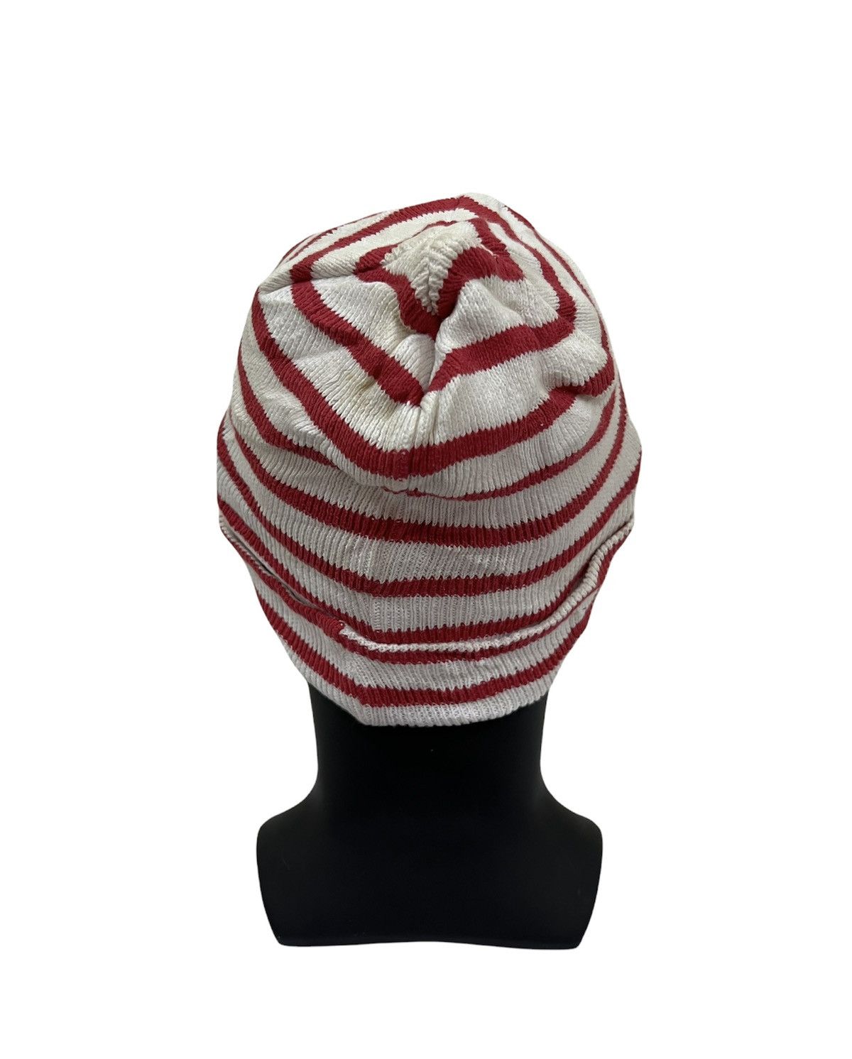 Vintage vintage Striped Design Beanie Hat Size ONE SIZE - 4 Thumbnail