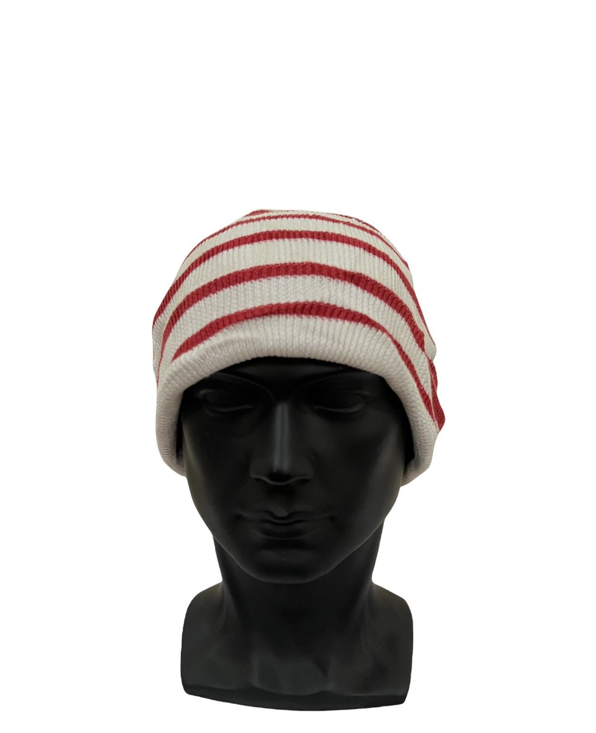 Vintage vintage Striped Design Beanie Hat Size ONE SIZE - 2 Thumbnail