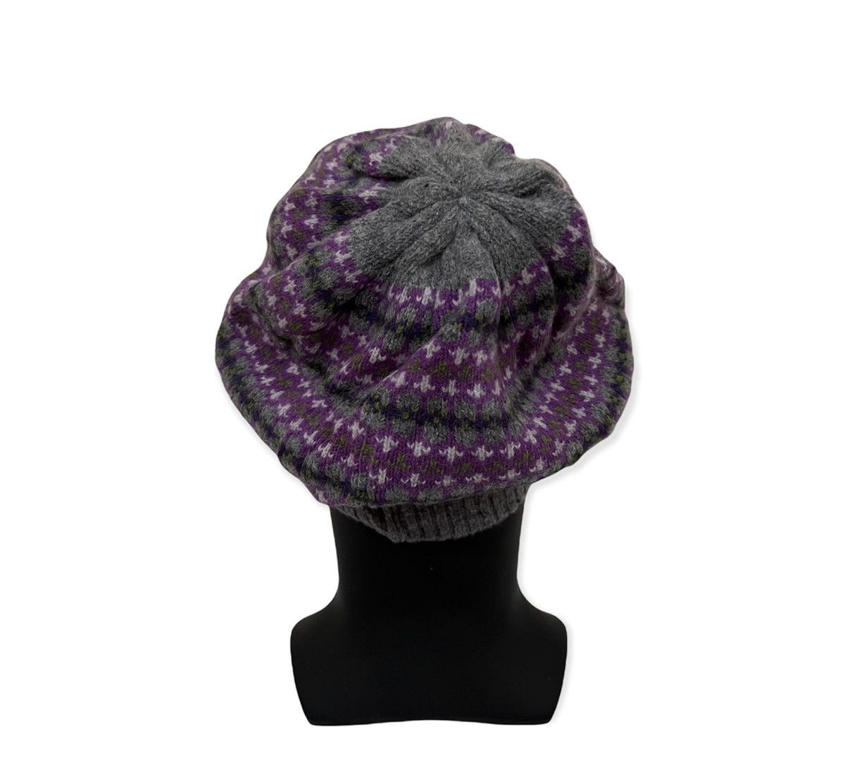 Vintage Vintage Robert Mackie Striped Design Beanie Hat Size ONE SIZE - 4 Thumbnail