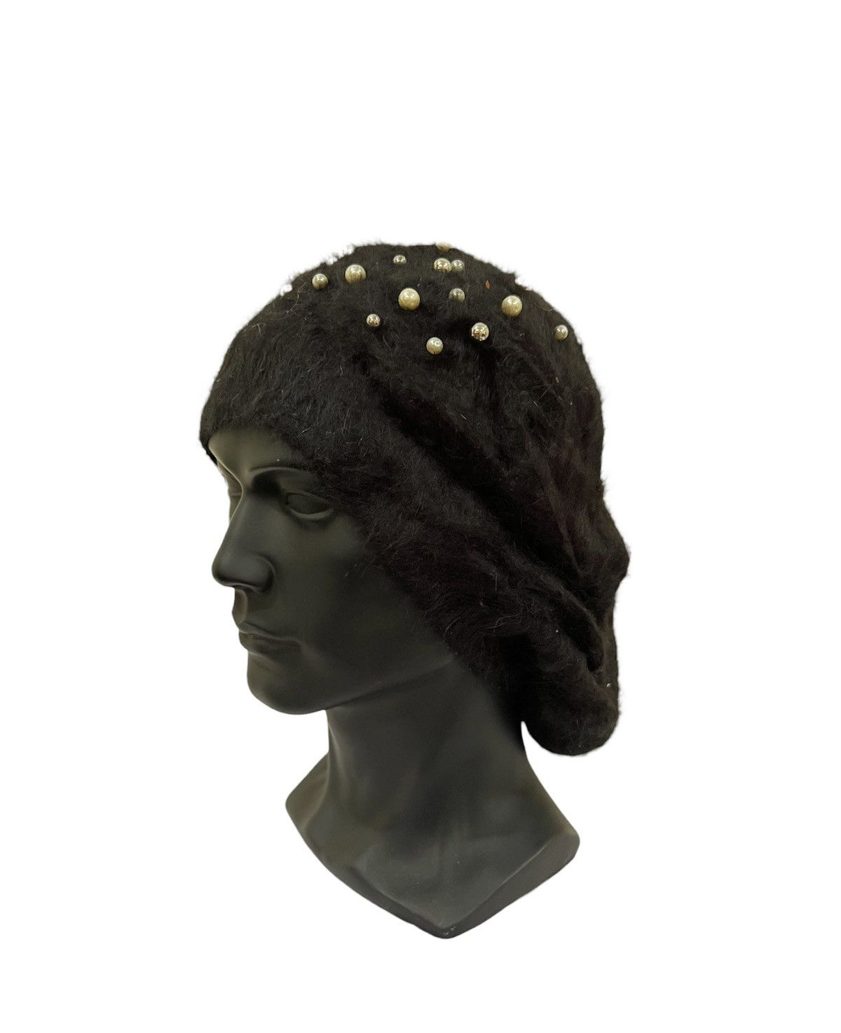Other vintage Black Fur Beanie Hat Size ONE SIZE - 3 Thumbnail