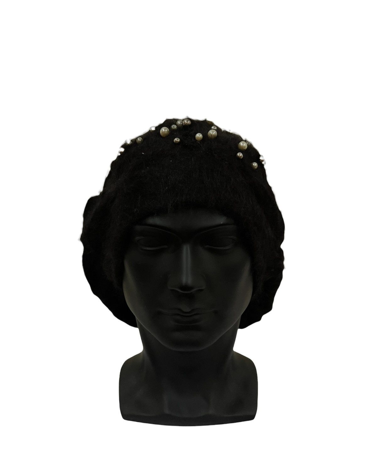 Other vintage Black Fur Beanie Hat Size ONE SIZE - 2 Thumbnail