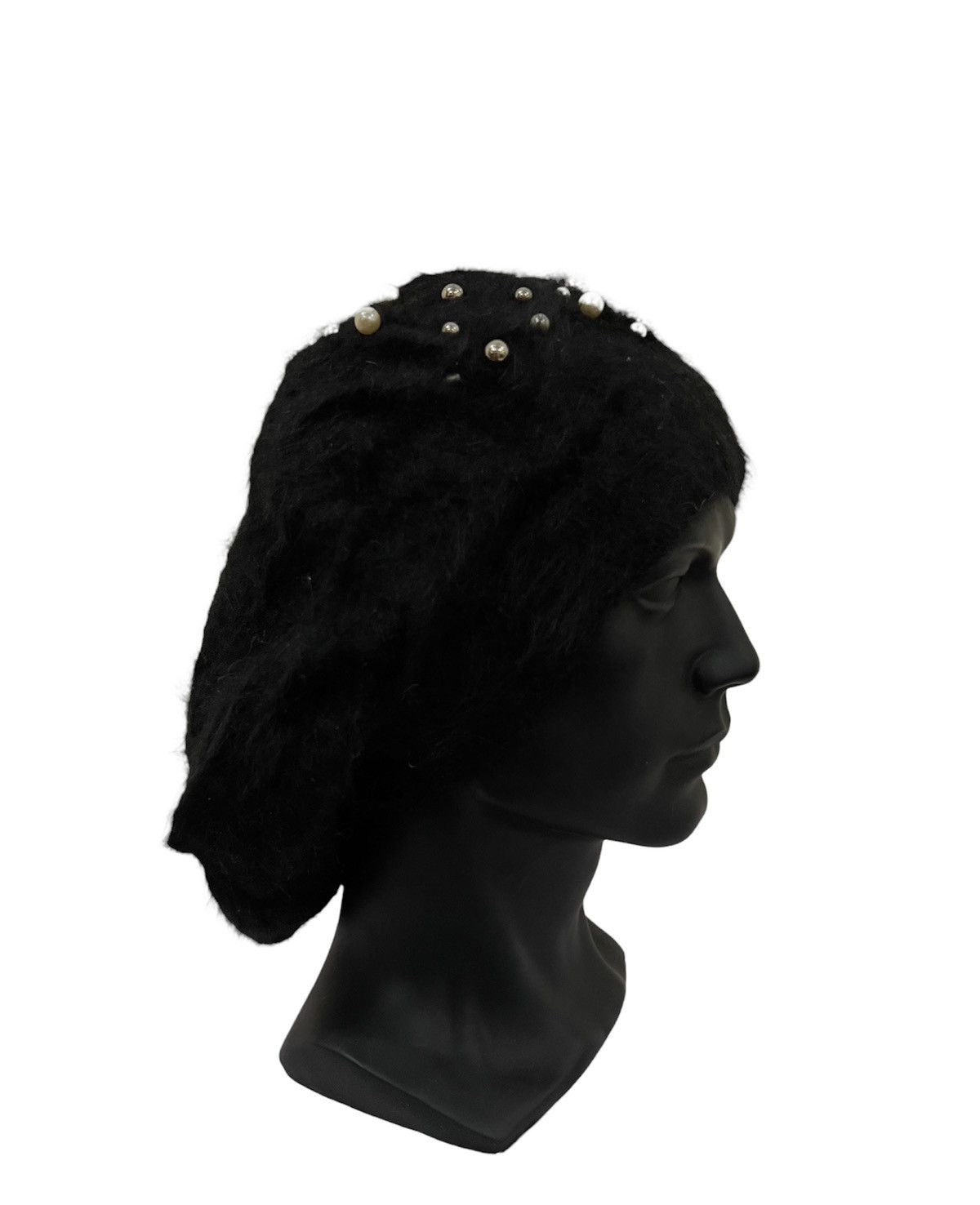 Other vintage Black Fur Beanie Hat Size ONE SIZE - 1 Thumbnail