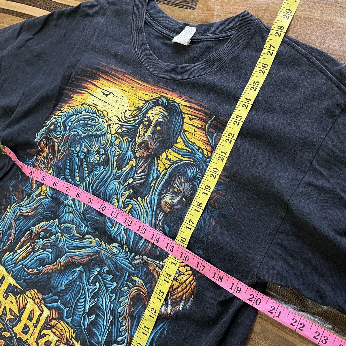 Band Tees × Vintage Vintage Y2K The Black Dahlia Murder Band Tees Size US L / EU 52-54 / 3 - 3 Thumbnail