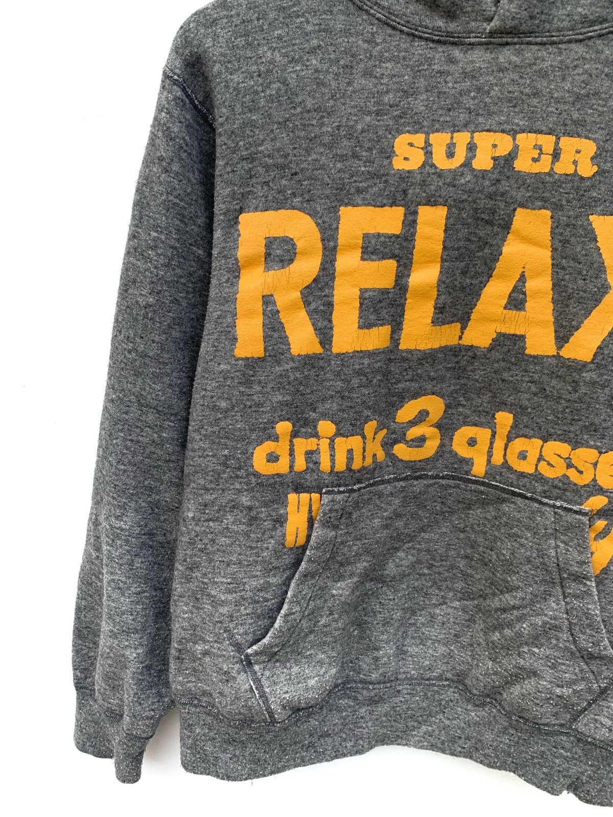 Hysteric Glamour Hysteric Glamour Super Relax! Grey Pullover Hoodie Size US M / EU 48-50 / 2 - 3 Thumbnail