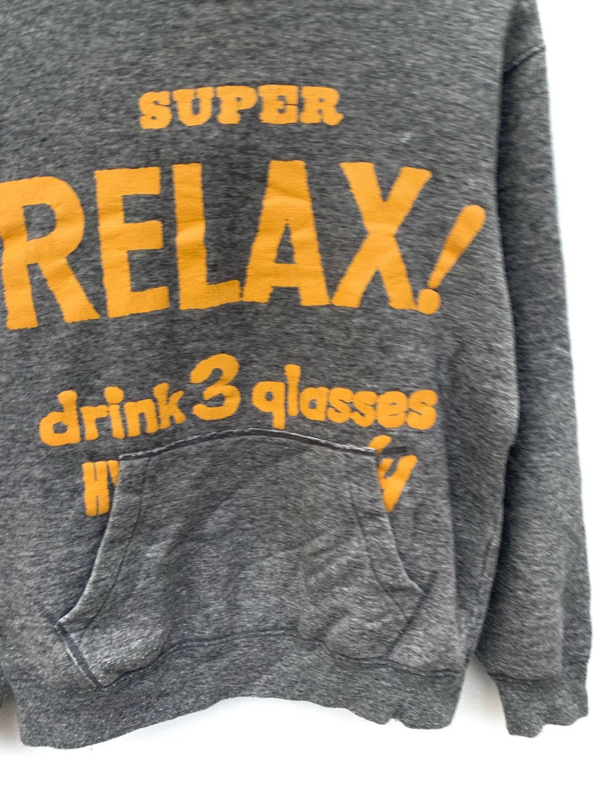 Hysteric Glamour Hysteric Glamour Super Relax! Grey Pullover Hoodie Size US M / EU 48-50 / 2 - 4 Thumbnail