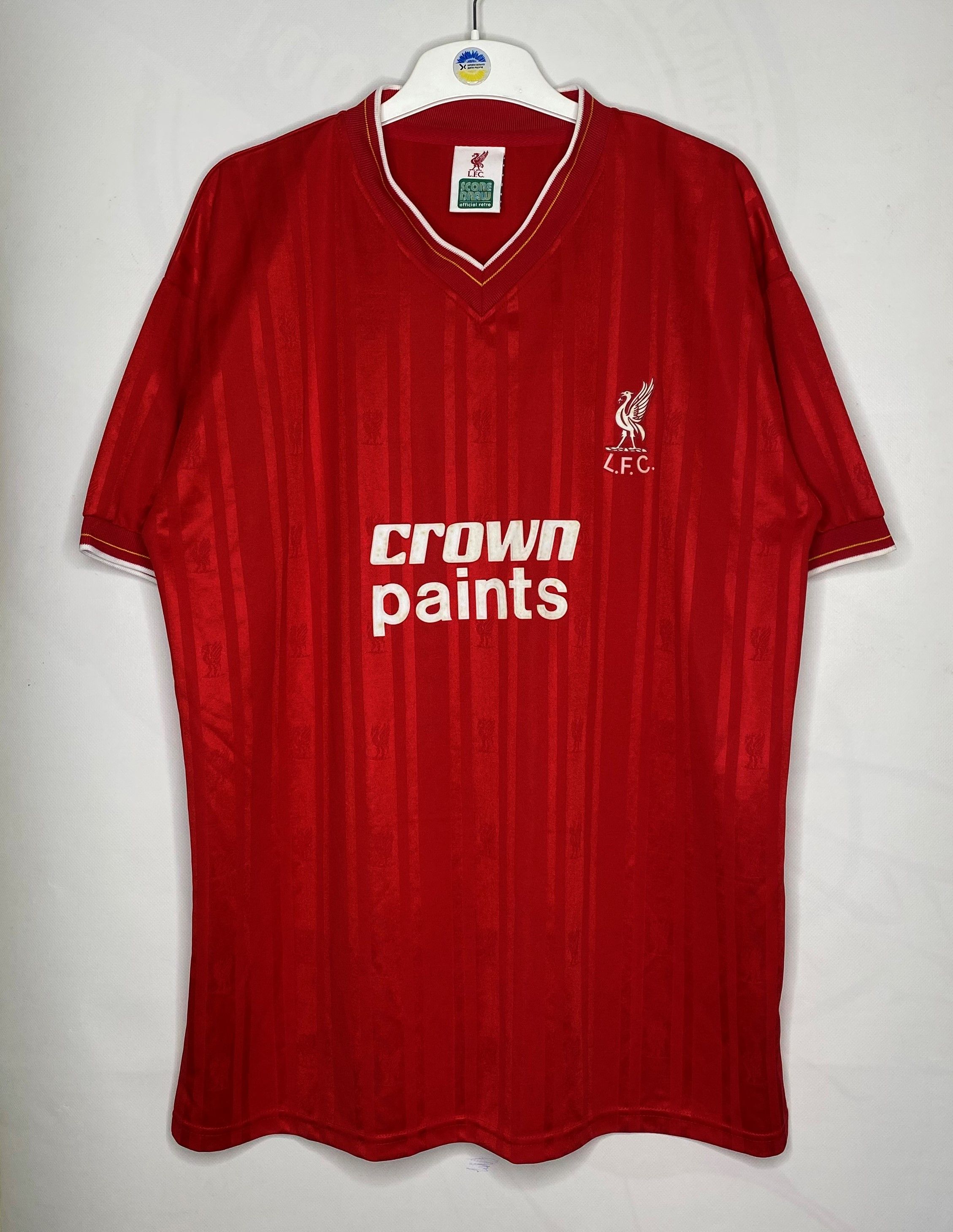 UEFA LIVERPOOL 1985 RETRO REPLICAS FOOTBALL SHIRT SOCCER JERSEY Size US XL / EU 56 / 4 - 1 Thumbnail