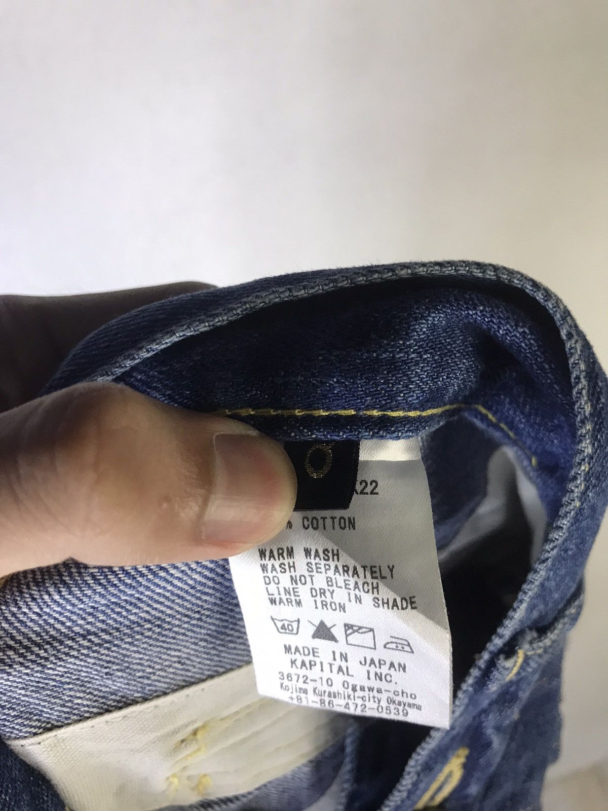 Japanese Brand × Kapital × Vintage High Waist Split Button Denim Skirts Size 28" / US 6 / IT 42 - 11 Thumbnail