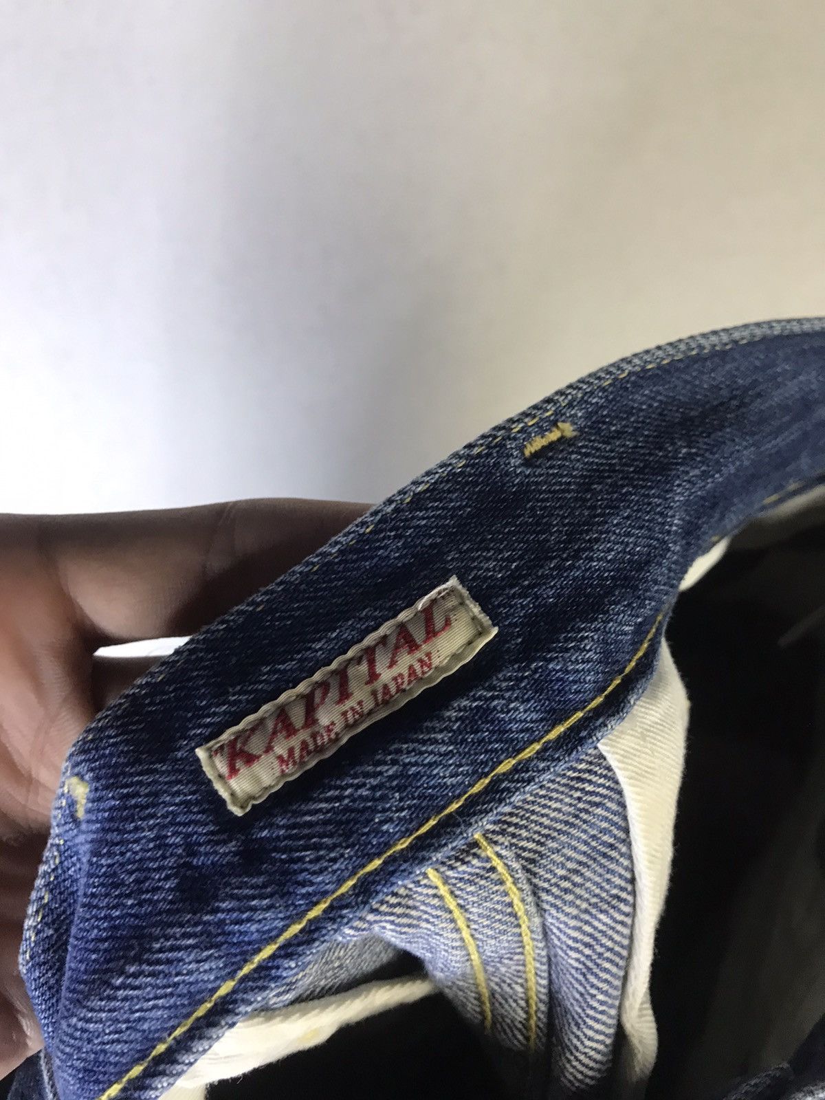 Japanese Brand × Kapital × Vintage High Waist Split Button Denim Skirts Size 28" / US 6 / IT 42 - 10 Thumbnail