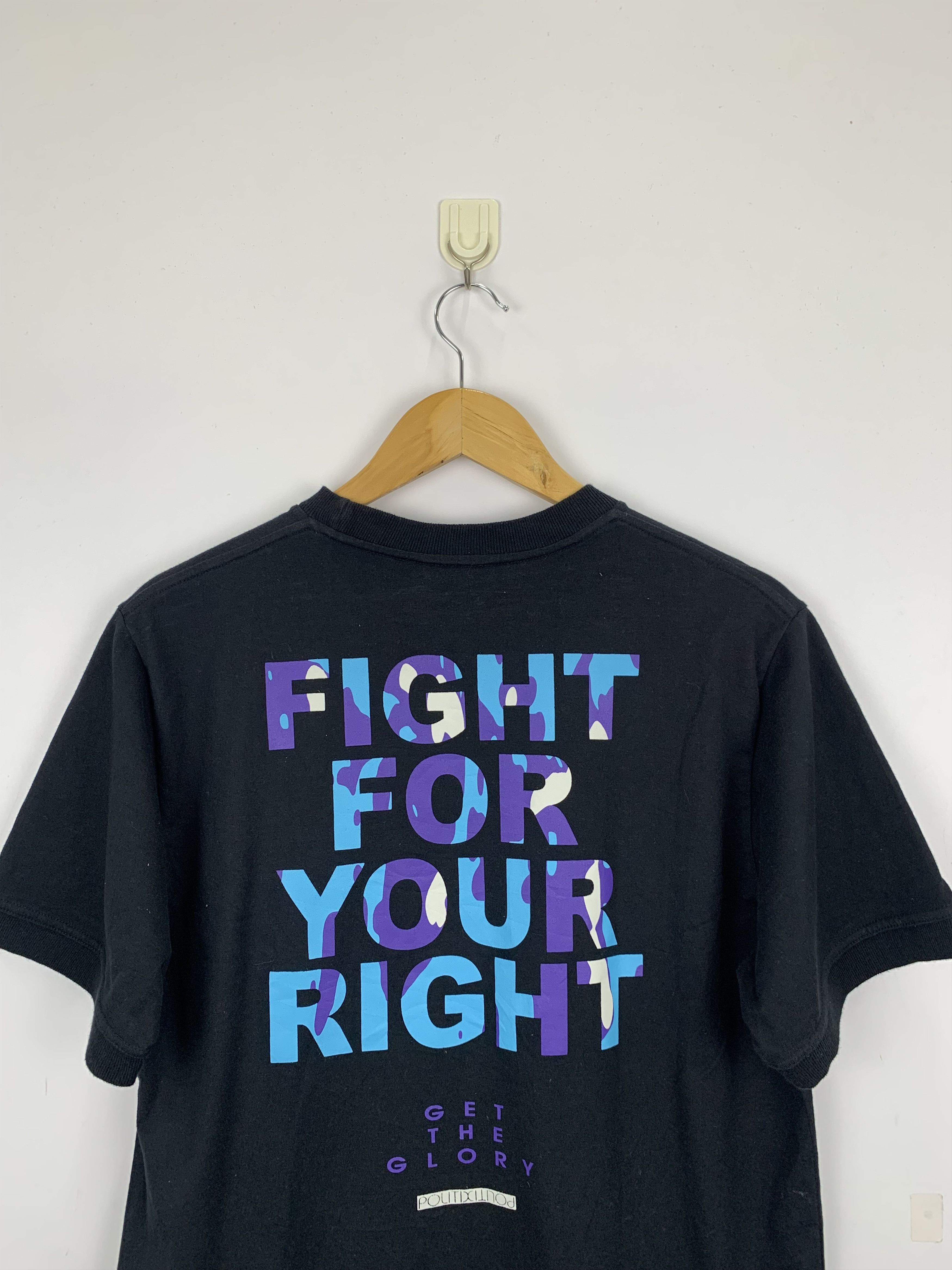 Other Vintage Politix Fight For Your Right Tee TA0030 Size US M / EU 48-50 / 2 - 2 Thumbnail