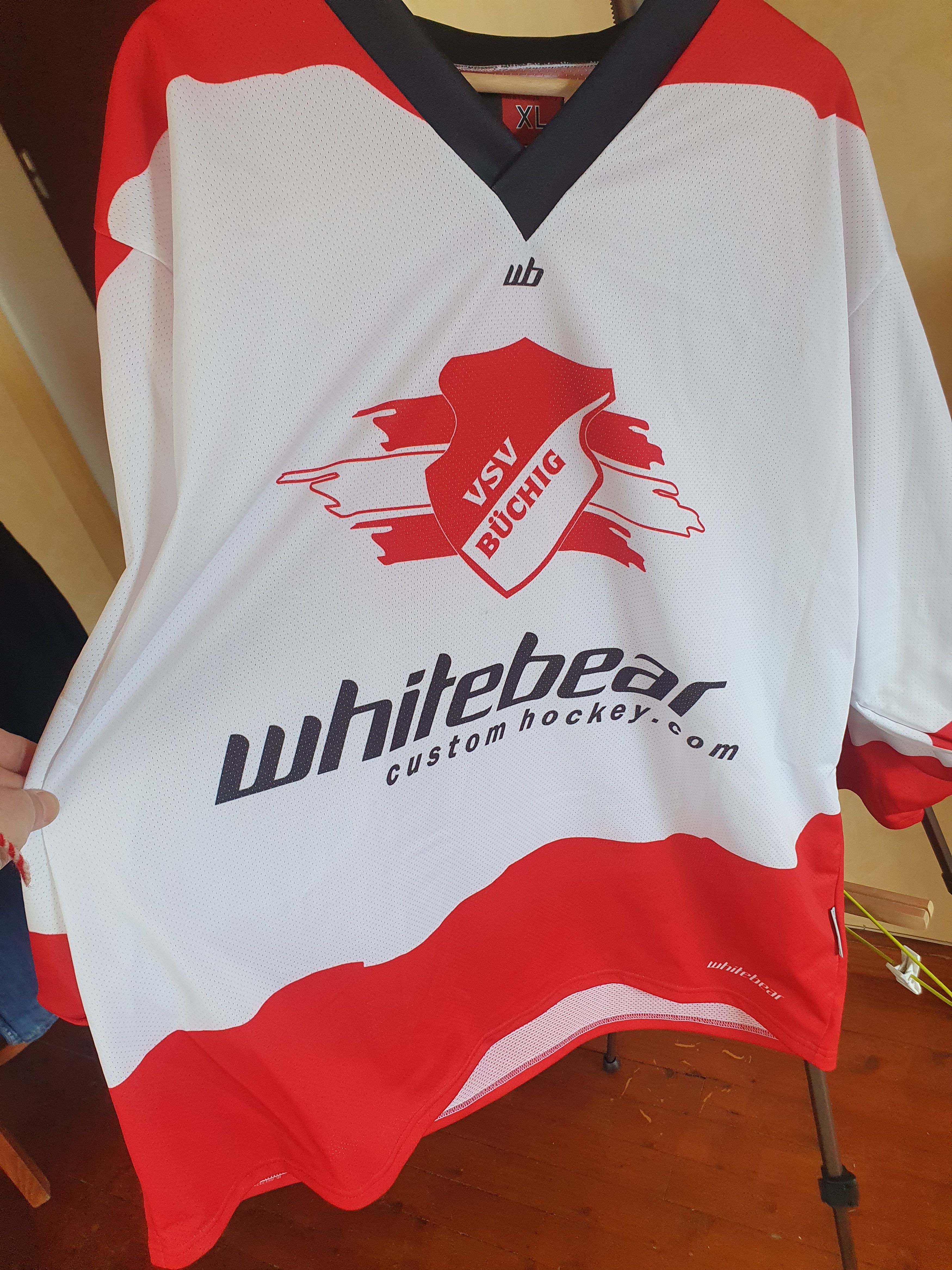 Other WHITE BEAR #14 CRO hokey jersey sz XL Size US XL / EU 56 / 4 - 4 Thumbnail
