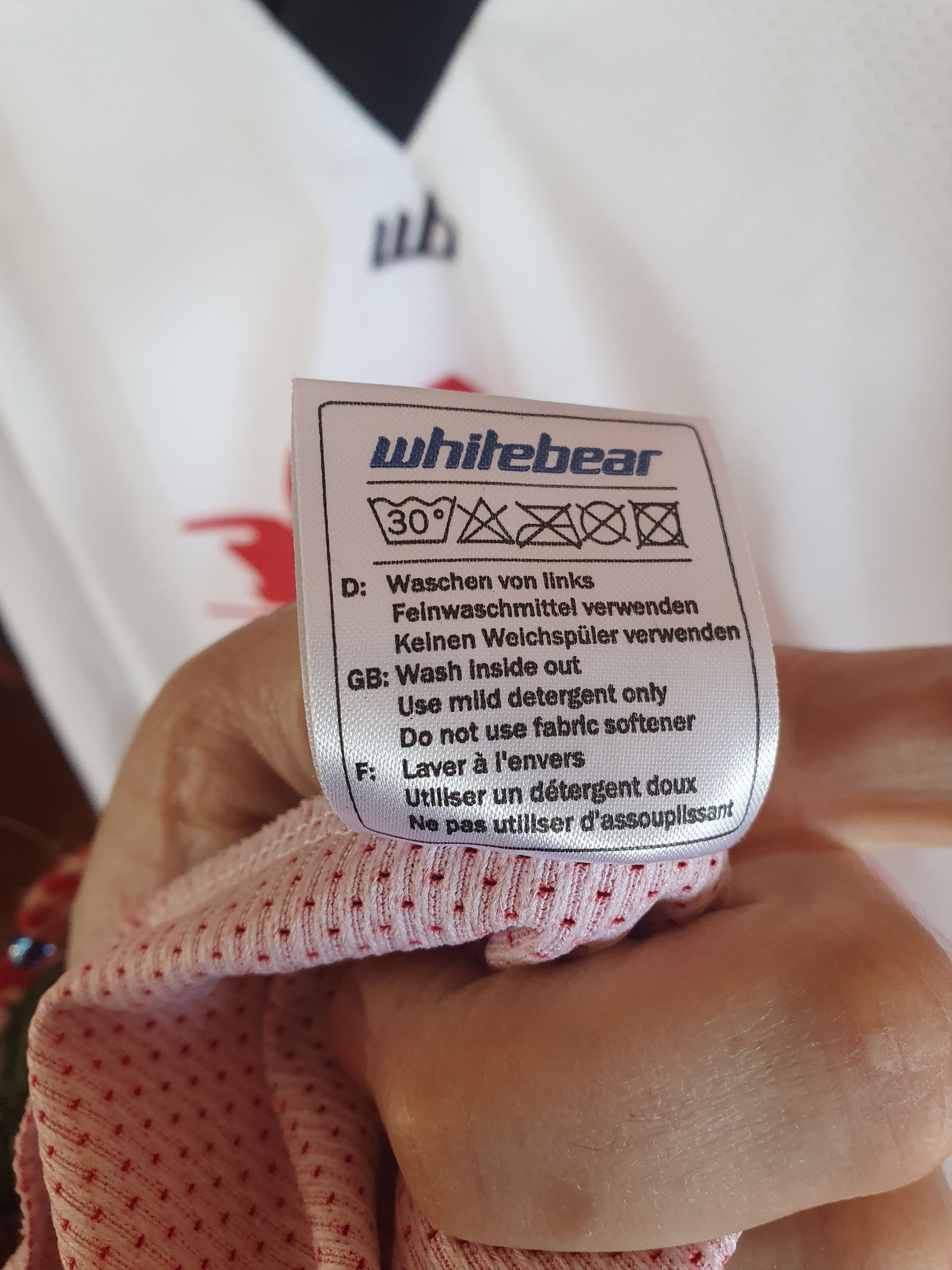 Other WHITE BEAR #14 CRO hokey jersey sz XL Size US XL / EU 56 / 4 - 10 Thumbnail