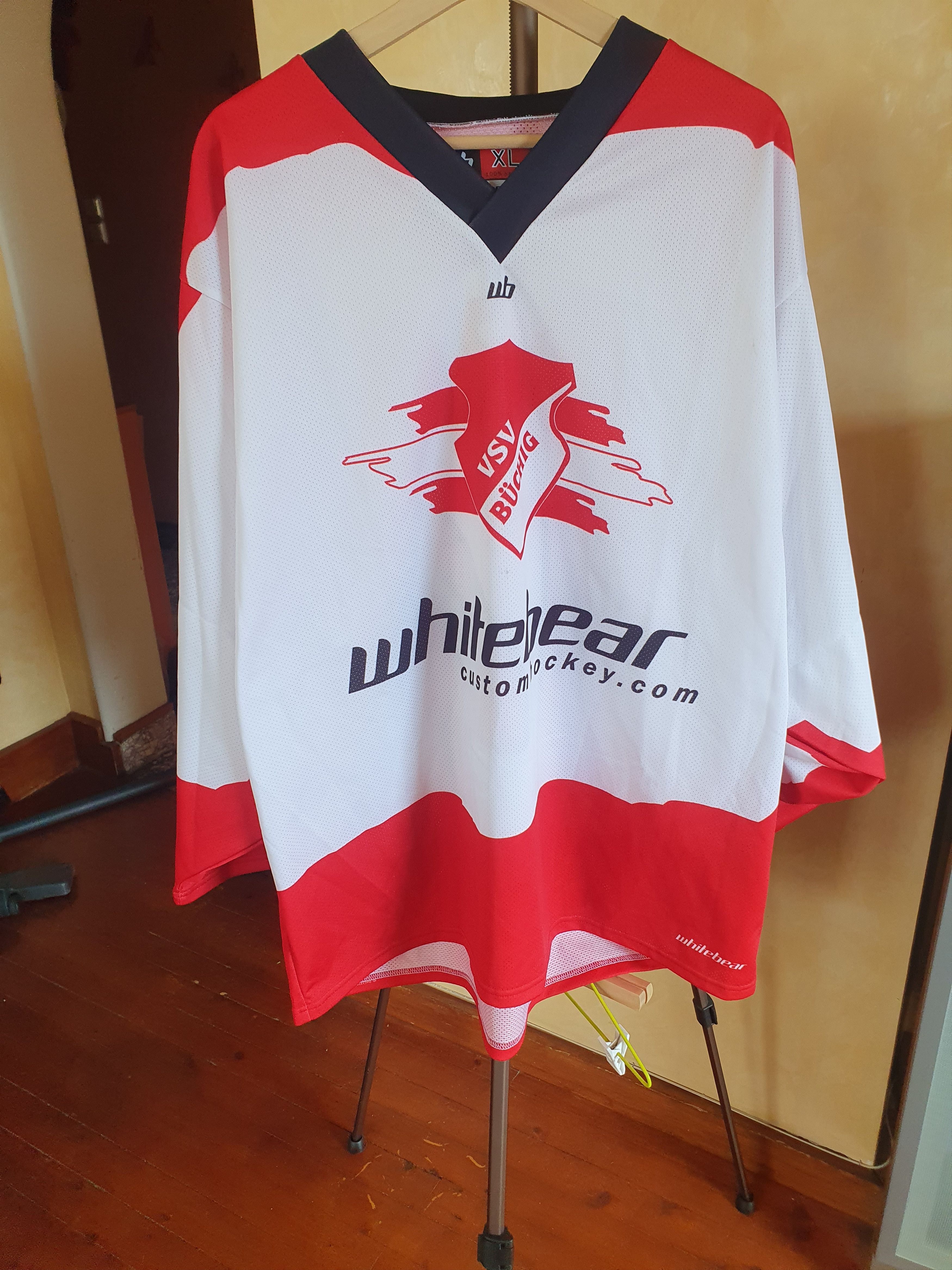 Other WHITE BEAR #14 CRO hokey jersey sz XL Size US XL / EU 56 / 4 - 3 Thumbnail