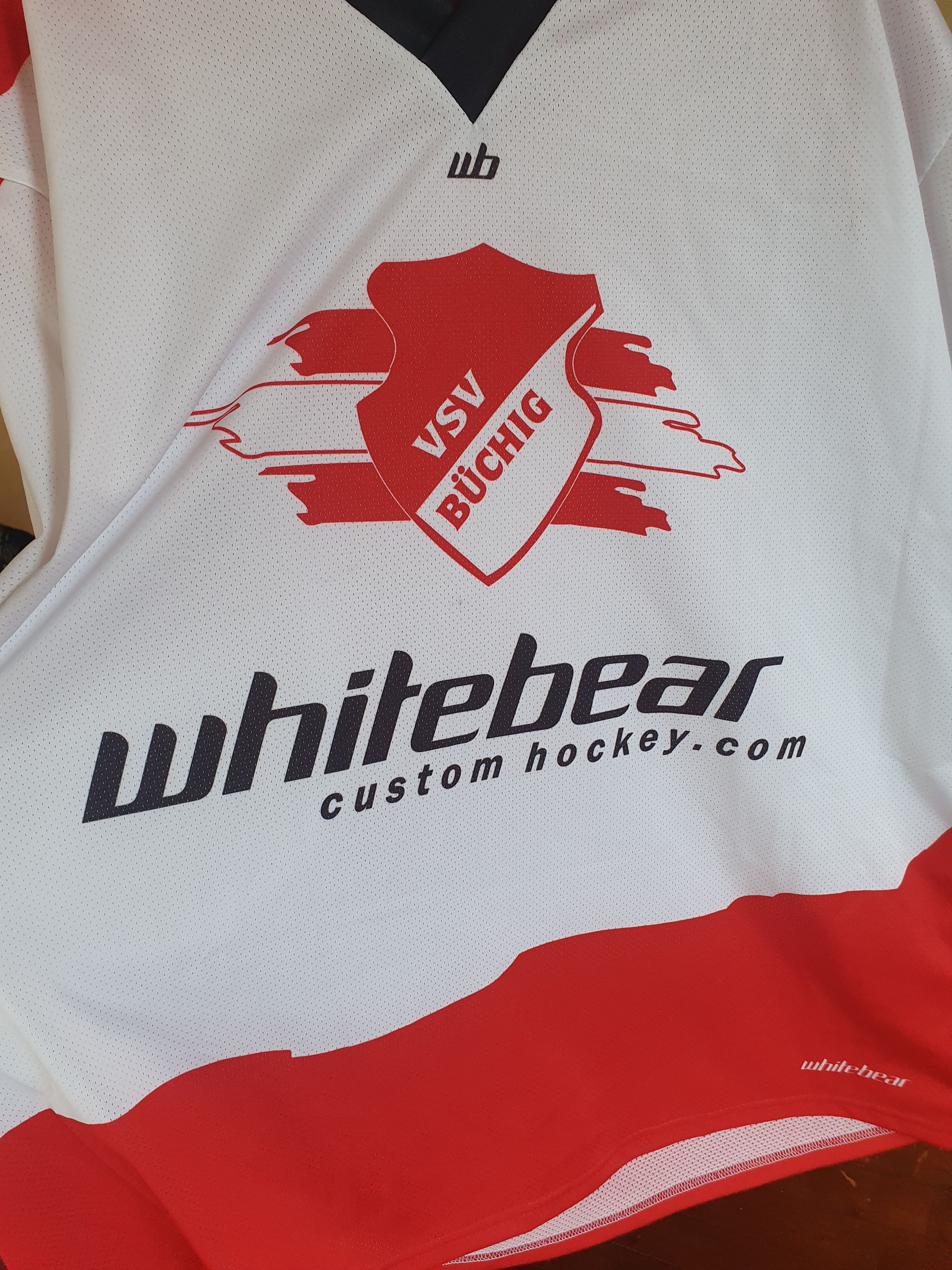 Other WHITE BEAR #14 CRO hokey jersey sz XL Size US XL / EU 56 / 4 - 5 Thumbnail
